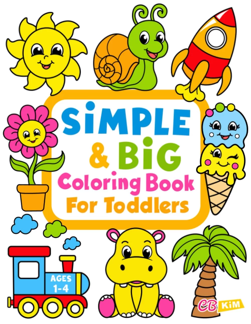 Simple & Big Coloring Book